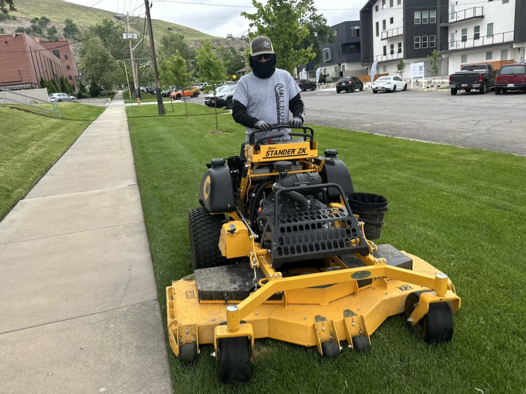 Lawn mowing in Eagle Mountain Utah
